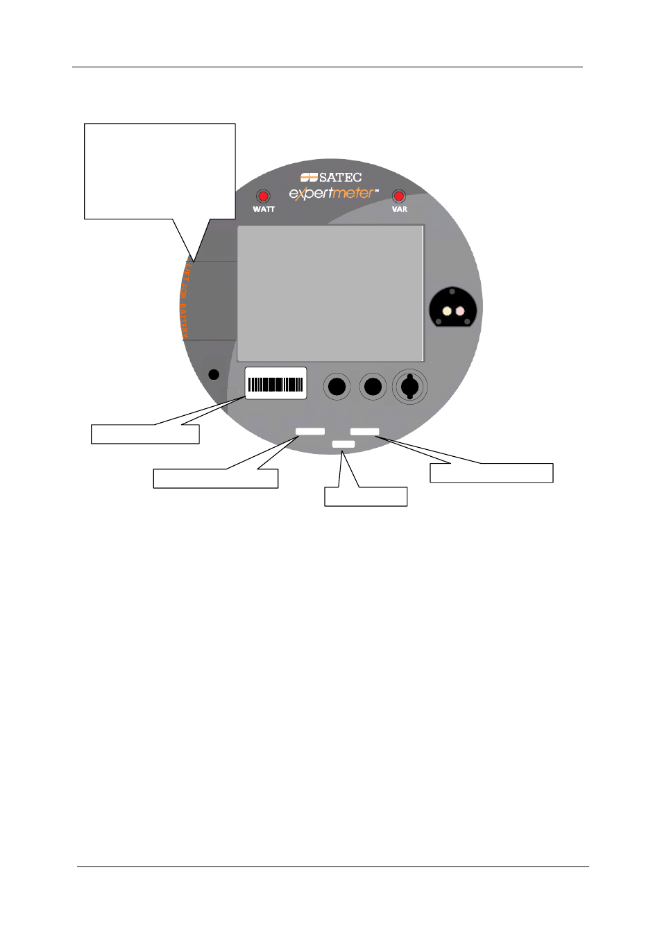 Meter nameplate | SATEC EM920 Operation Manual User Manual | Page 13 / 225