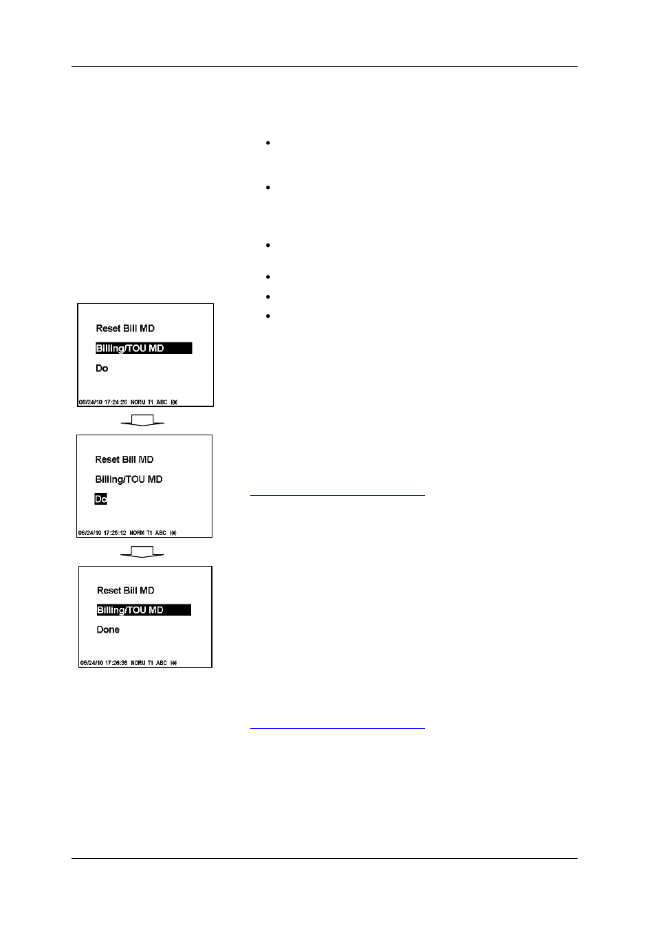 Reset of billing maximum demands, Remote relay control, In chapter 6 on how to operate | SATEC EM920 Operation Manual User Manual | Page 140 / 225