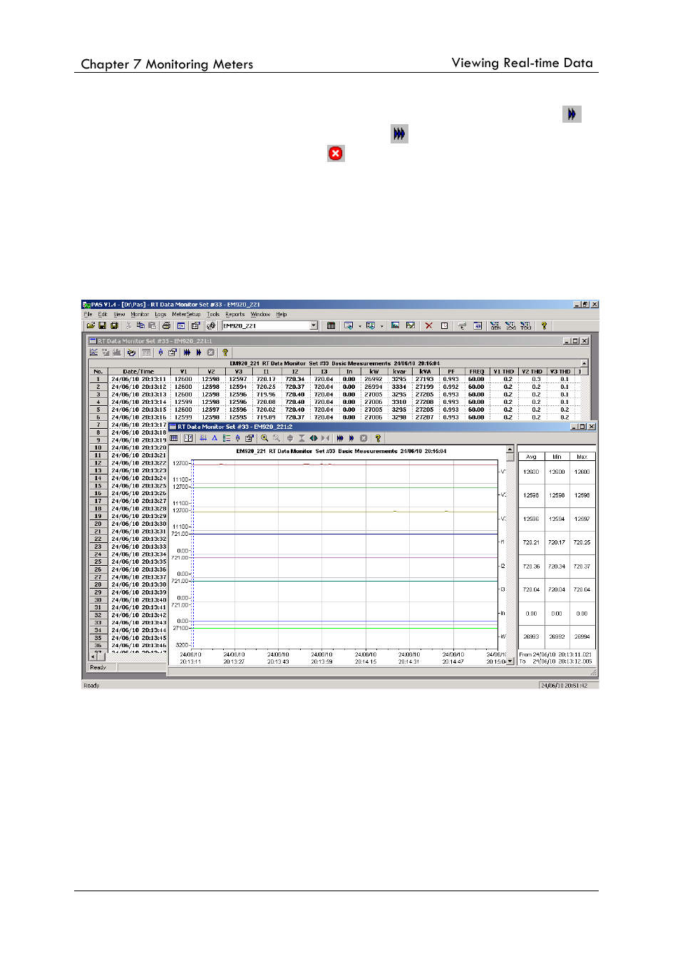 Polling devices, Polling options, Chapter 7 | Monitoring meters, Viewing real-time data | SATEC EM920 Operation Manual User Manual | Page 146 / 225