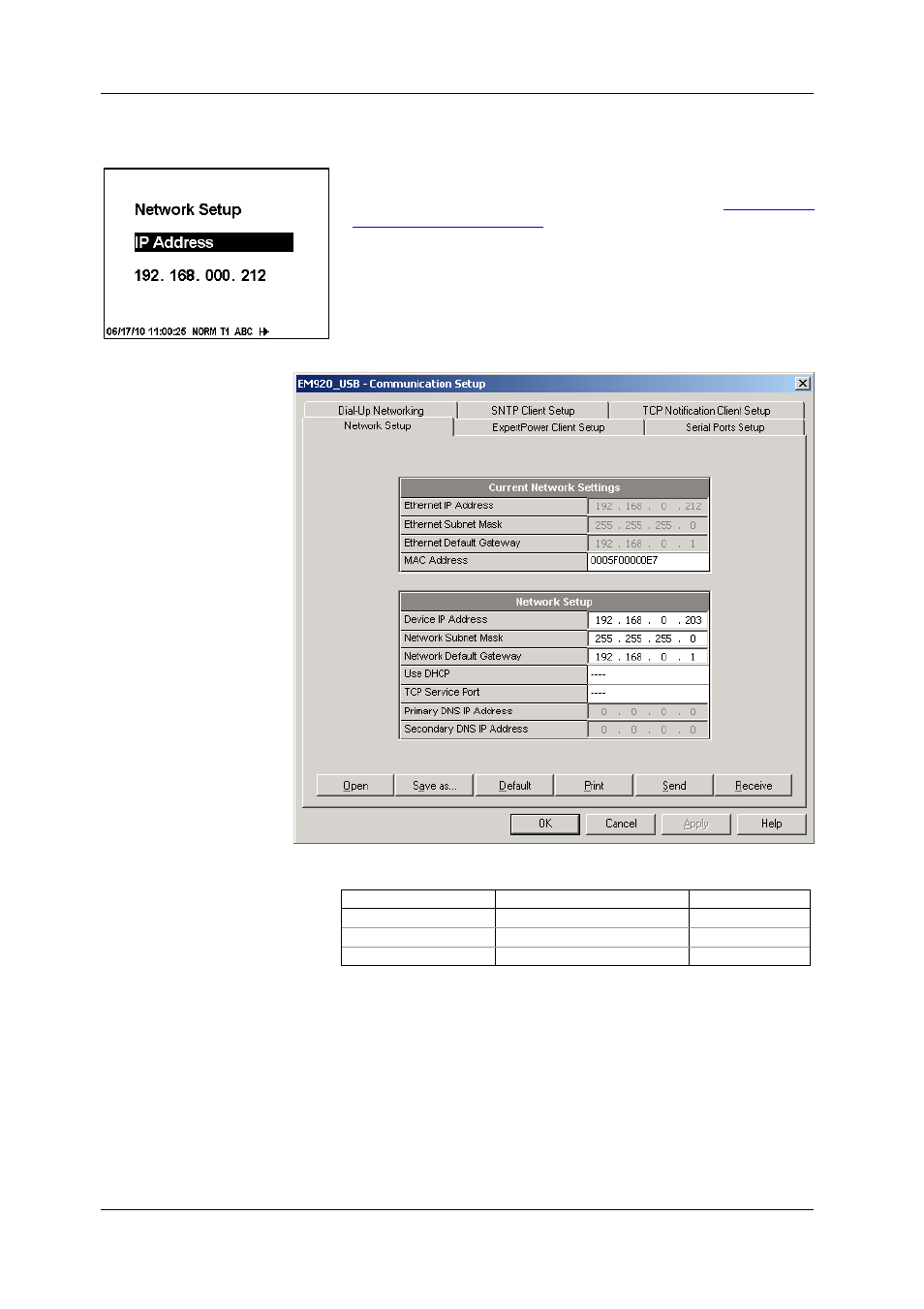 Setting up the ethernet, In chapter 5 on how to configure | SATEC EM920 Operation Manual User Manual | Page 66 / 225