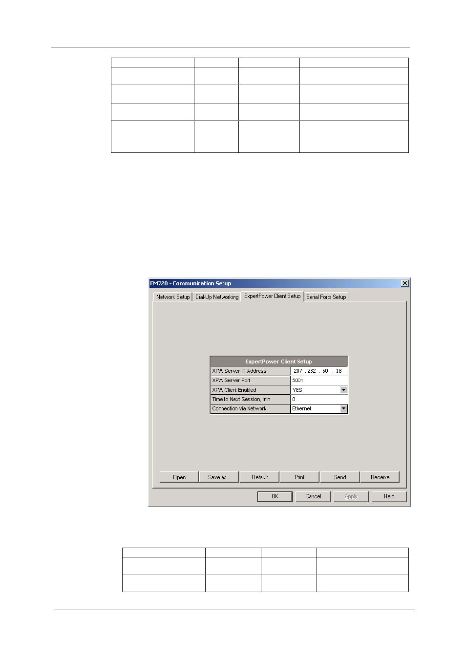 Setting-up expertpower client, Setting-up, Expertpower client | SATEC EM920 Operation Manual User Manual | Page 69 / 225
