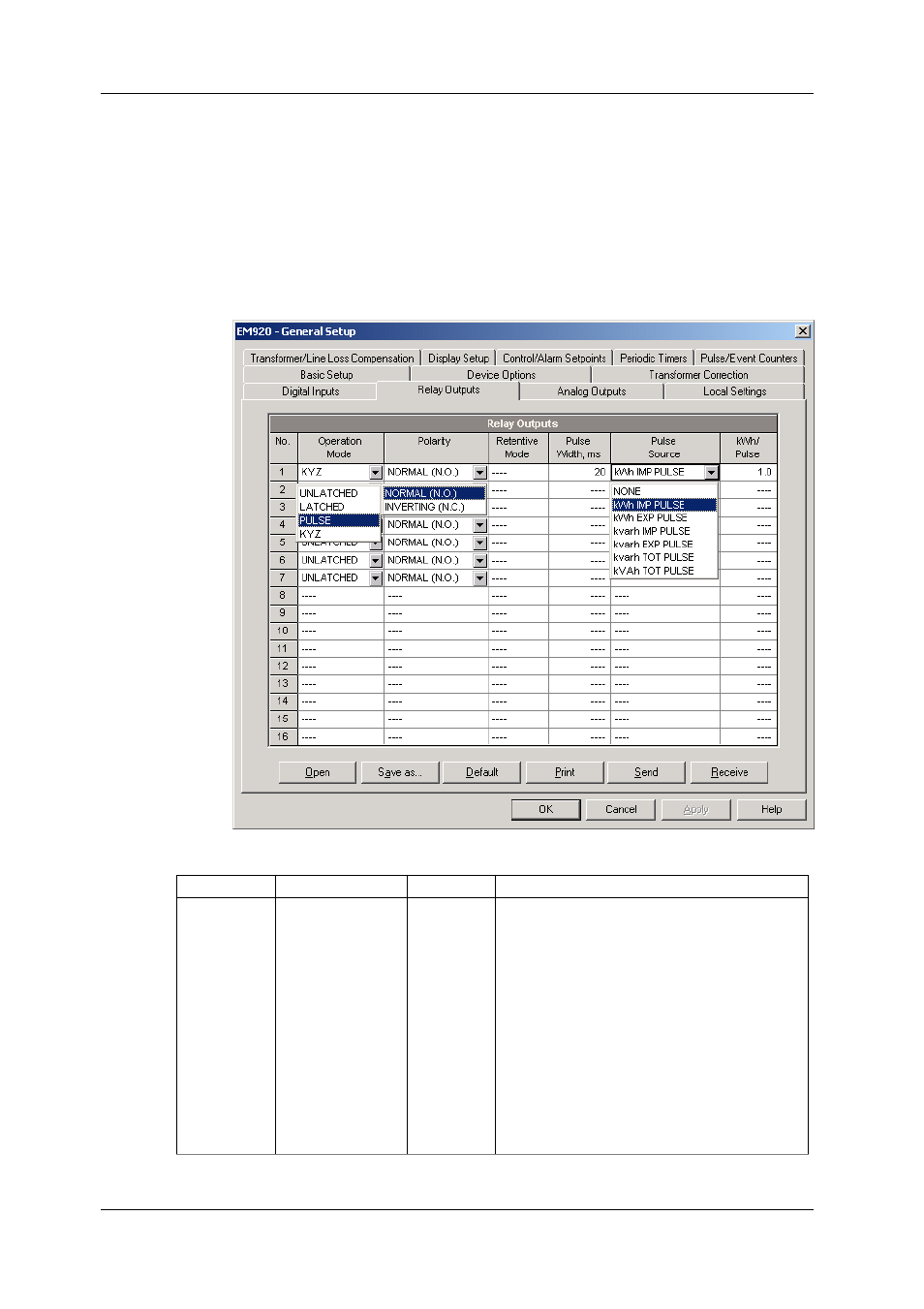 Configuring relay outputs, In chapter 5 on | SATEC EM920 Operation Manual User Manual | Page 88 / 225