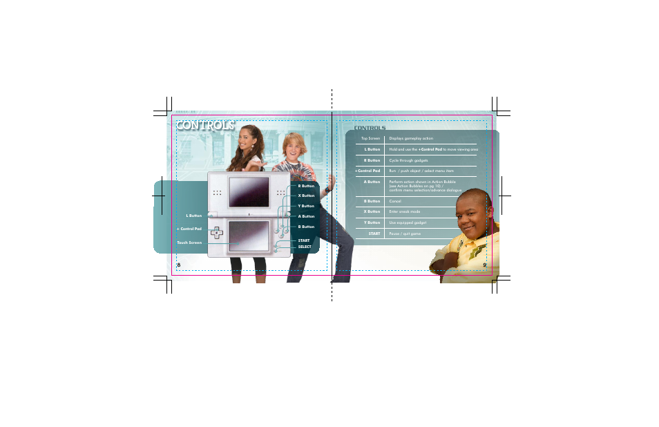 8dcigdah, Controls | Disney Interactive Studios Cory In The House for Nintendo DS User Manual | Page 6 / 9
