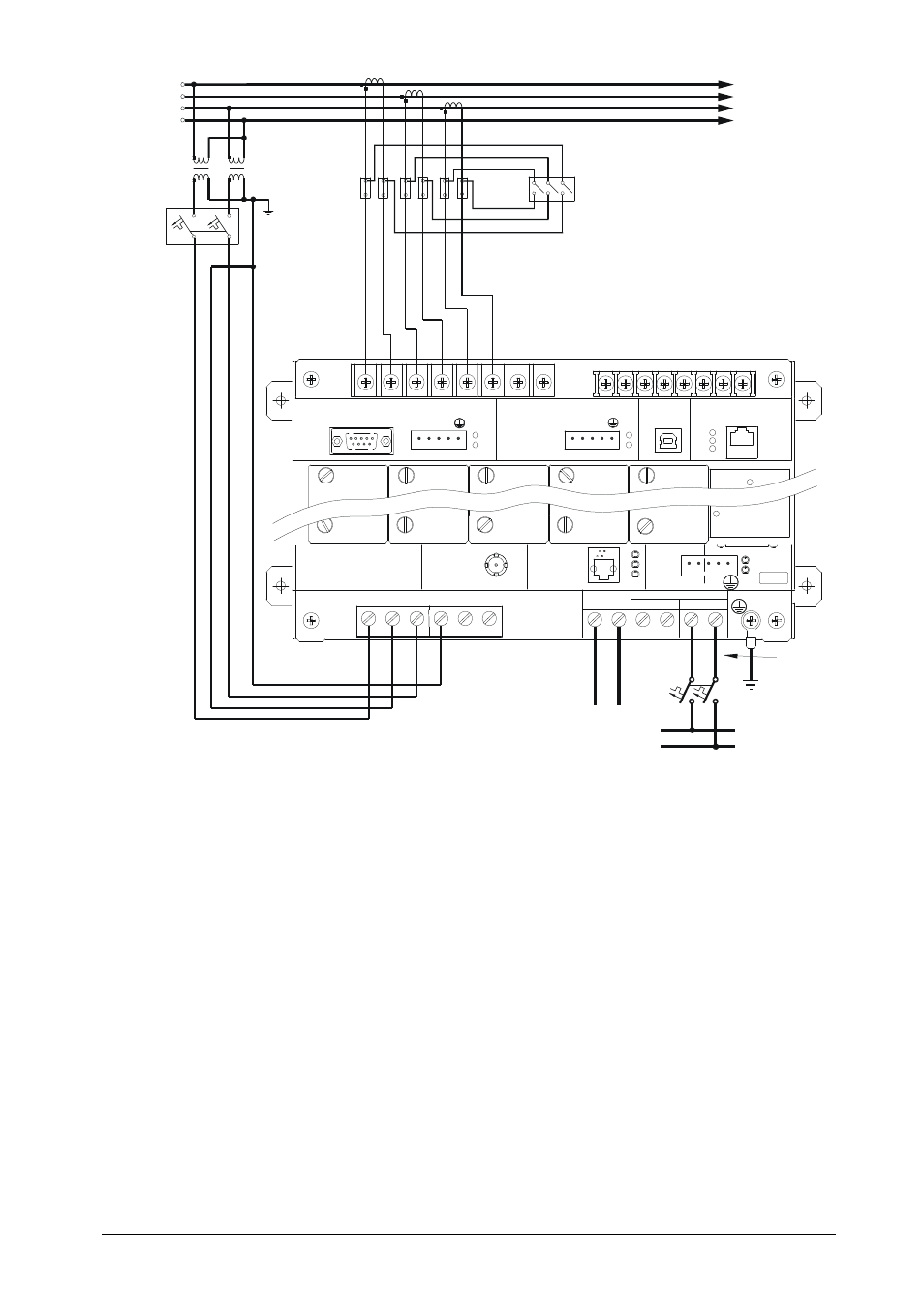 J14 j12, Input voltage | SATEC SA300 ezPAC Installation Manual User Manual | Page 18 / 43