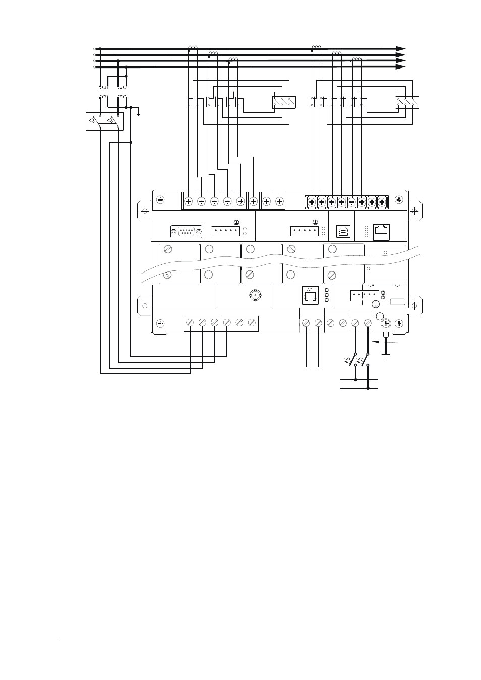J14 j12, Input voltage | SATEC SA300 ezPAC Installation Manual User Manual | Page 19 / 43