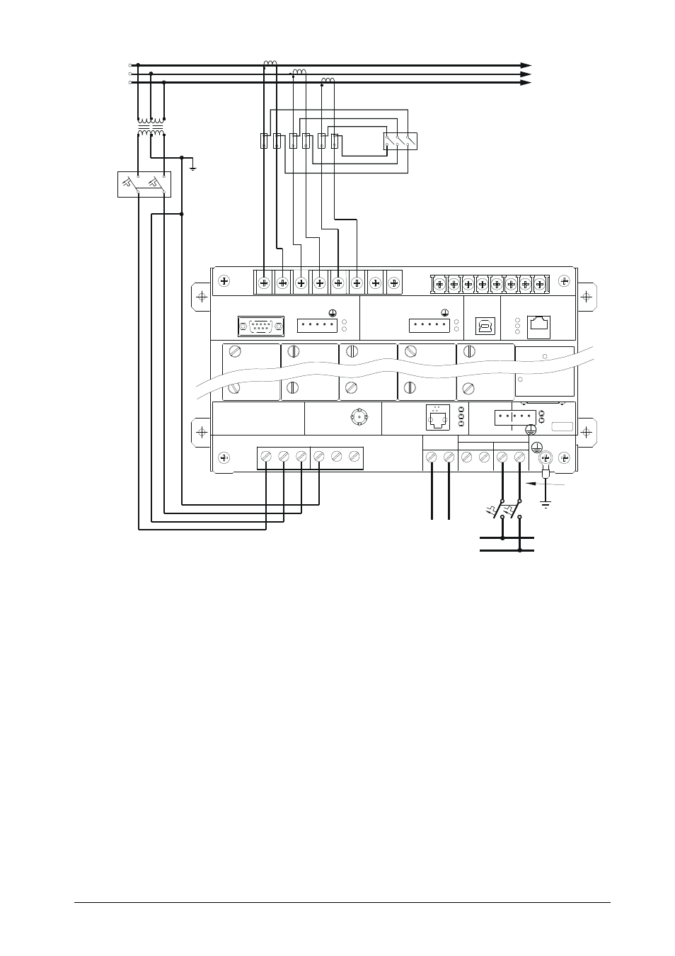 J14 j12, Wiring mode = 3op3, Input voltage | SATEC SA300 ezPAC Installation Manual User Manual | Page 20 / 43