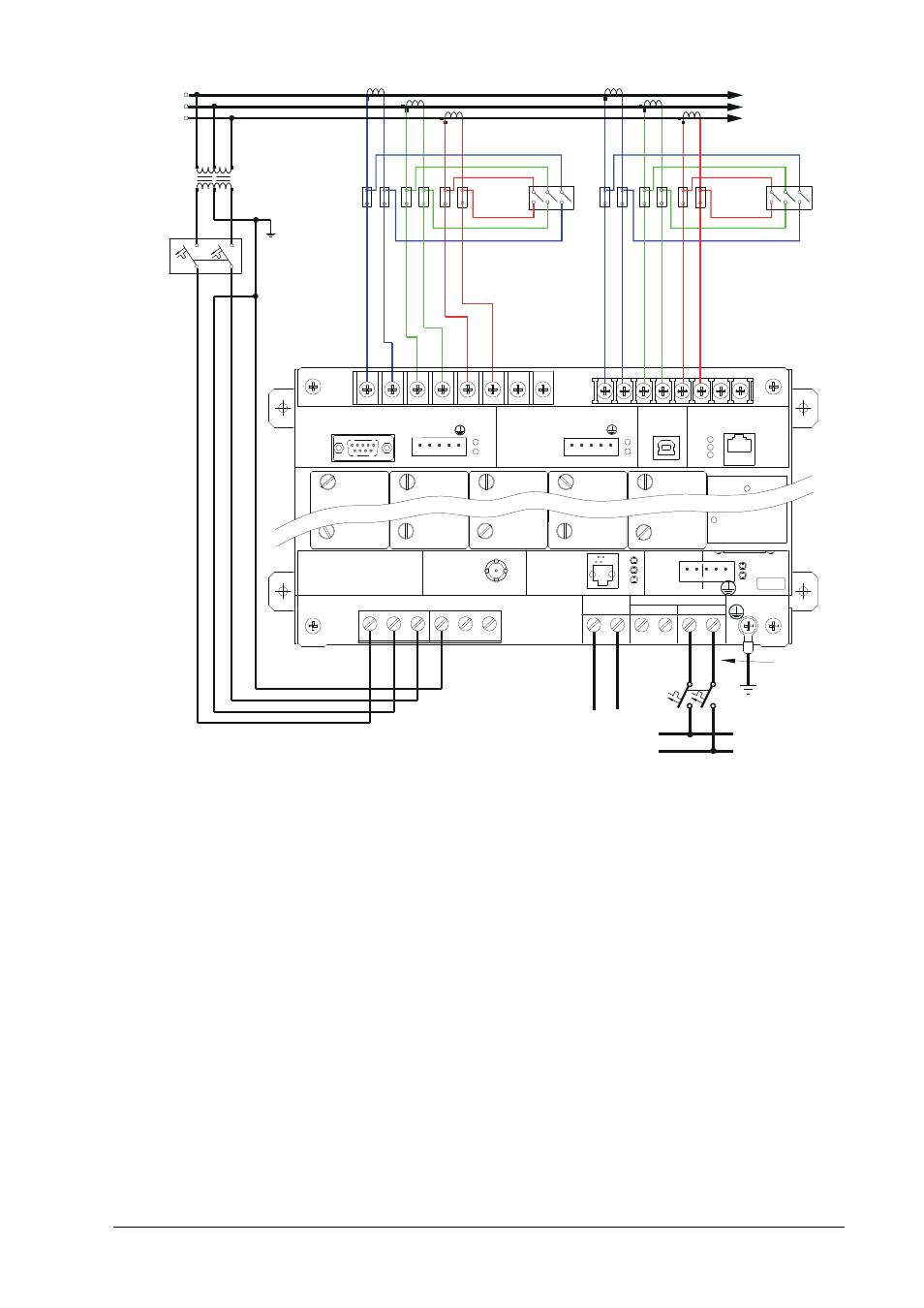 J14 j12, Wiring mode = 3op3, Input voltage | SATEC SA300 ezPAC Installation Manual User Manual | Page 21 / 43