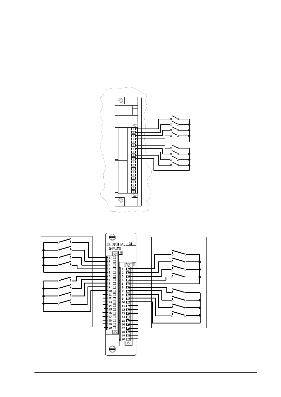 6 digital inputs, Cm1b cm2b | SATEC SA300 ezPAC Installation Manual User Manual | Page 23 / 43