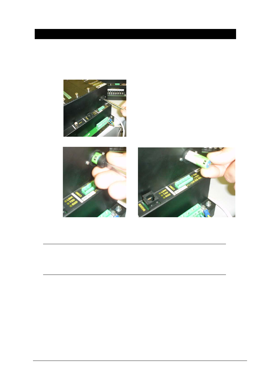 Changing the battery, Chapter 4 changing the battery | SATEC SA300 ezPAC Installation Manual User Manual | Page 35 / 43