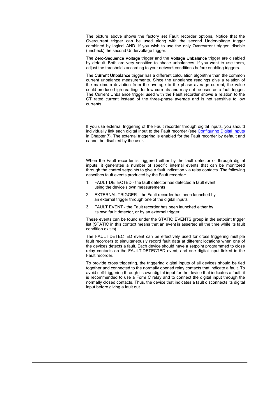 Configuring digital triggers, Fault indication and cross triggering | SATEC SA300 ezPAC Operation Manual User Manual | Page 109 / 182