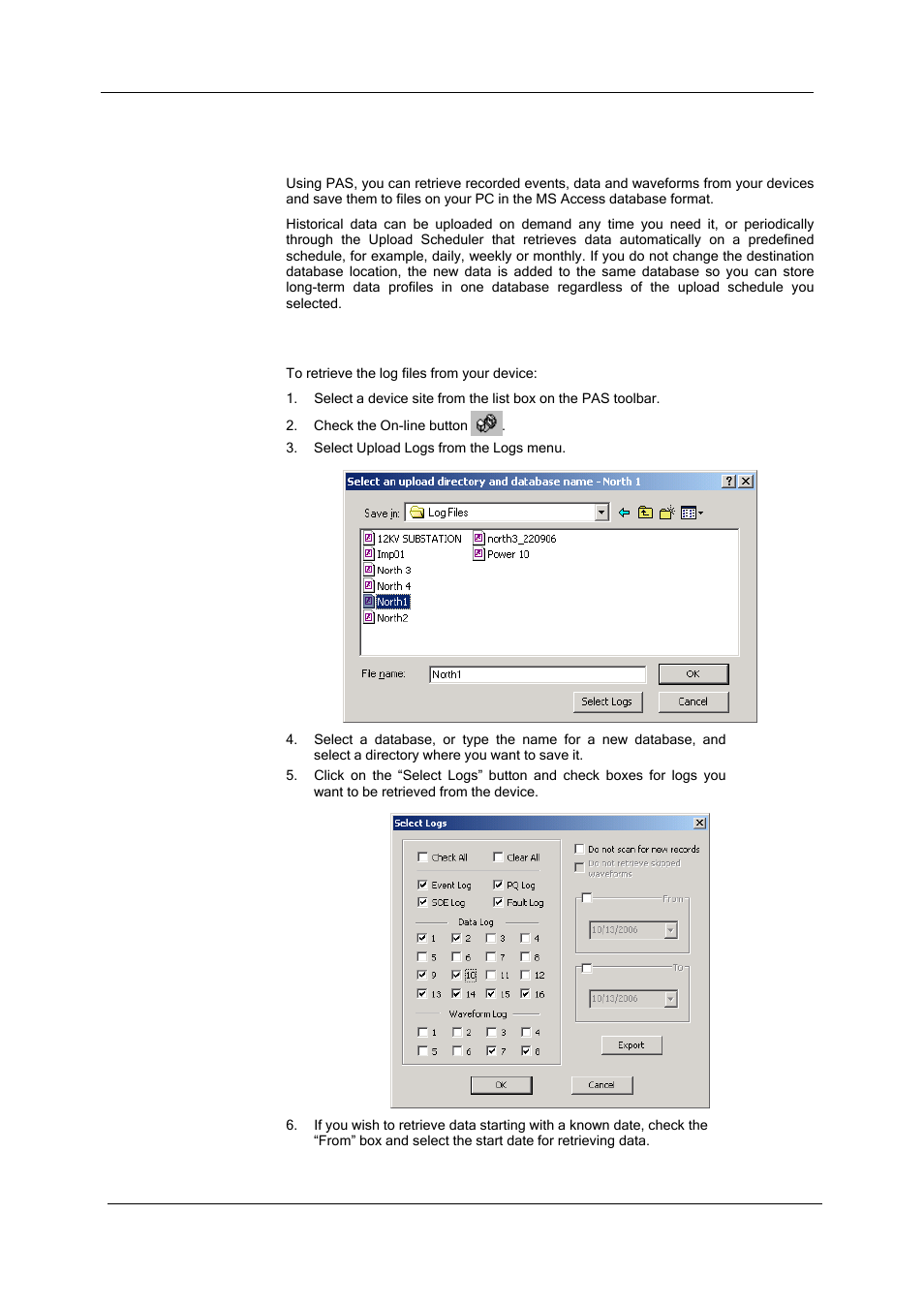 Chapter 13 retrieving recorded files, Uploading files on demand | SATEC SA300 ezPAC Operation Manual User Manual | Page 129 / 182
