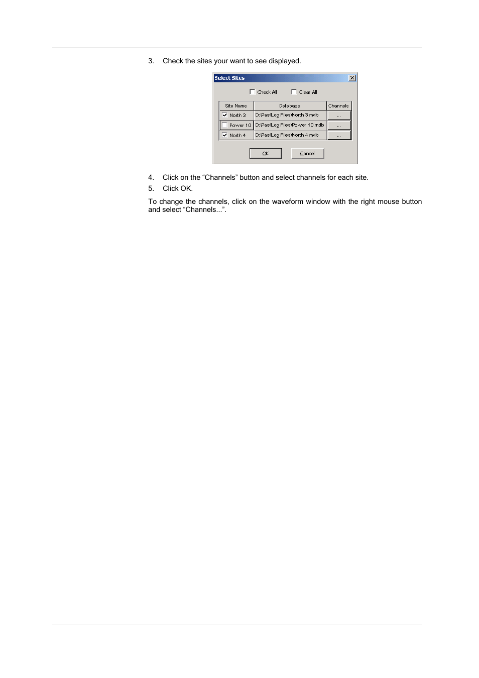 Viewing synchronized waveforms | SATEC SA300 ezPAC Operation Manual User Manual | Page 154 / 182