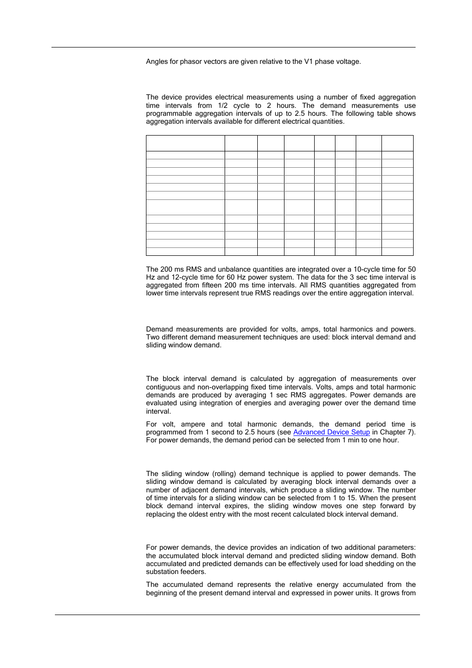 Aggregation intervals, Demands, Block interval demand | Sliding window demand, Accumulated and predicted demands | SATEC SA300 ezPAC Operation Manual User Manual | Page 21 / 182