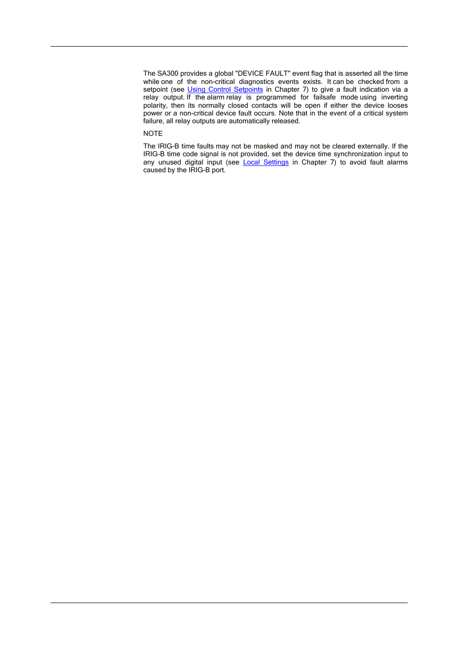 Device fault alarm | SATEC SA300 ezPAC Operation Manual User Manual | Page 26 / 182
