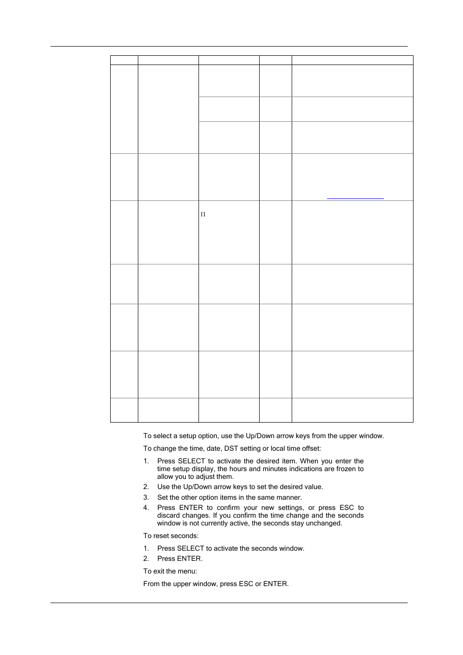 Configuring the sa300, Clock setup menu, Chapter 3 using the rdm configuring the sa300 | Sa300 substation automation unit | SATEC SA300 ezPAC Operation Manual User Manual | Page 36 / 182
