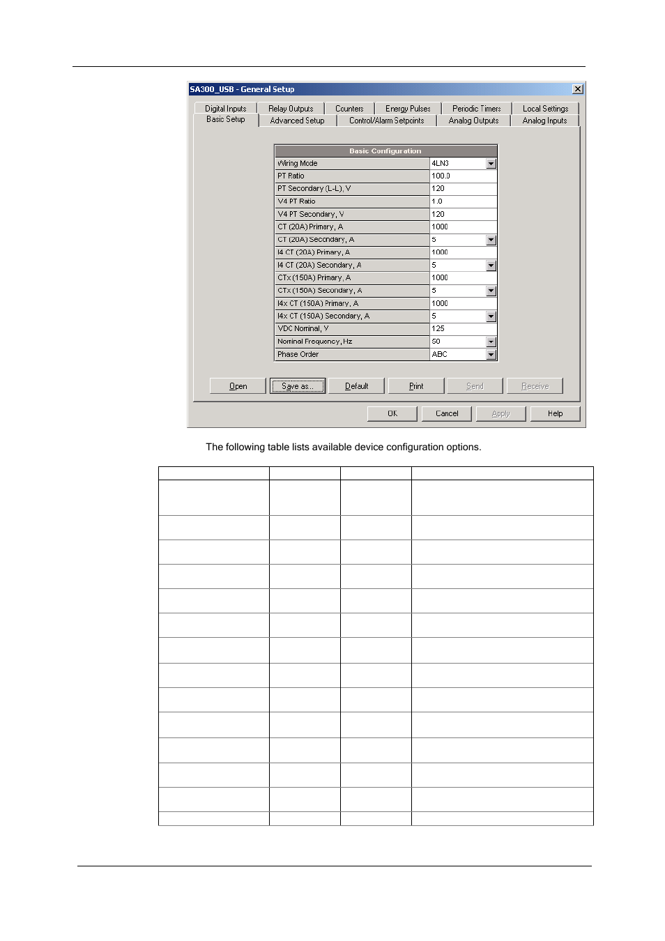 Chapter 7 programming the sa300 basic device setup, Sa300 substation automation unit | SATEC SA300 ezPAC Operation Manual User Manual | Page 63 / 182