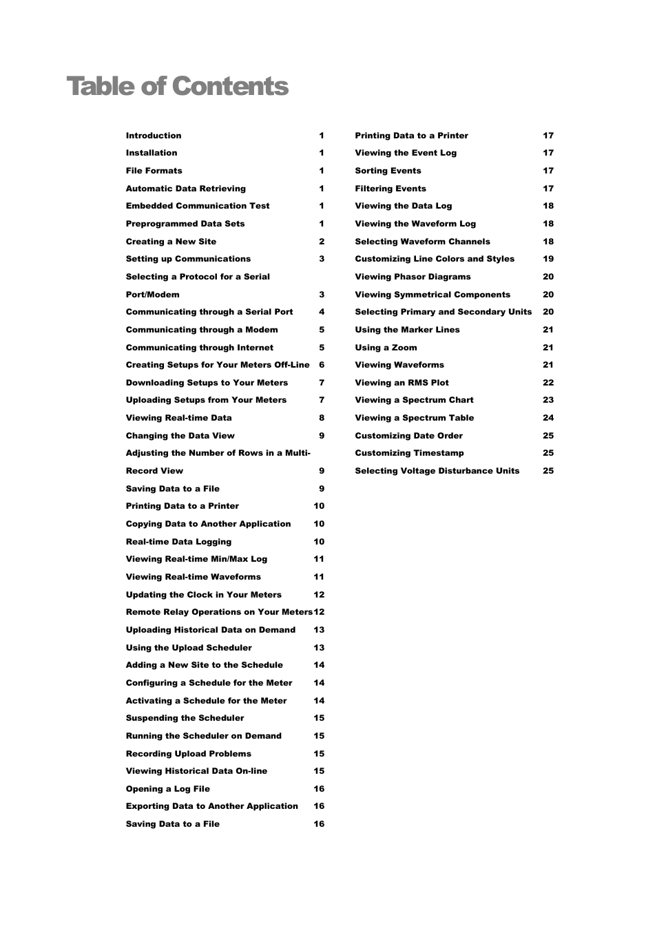 SATEC PAS User Manual | Page 2 / 27