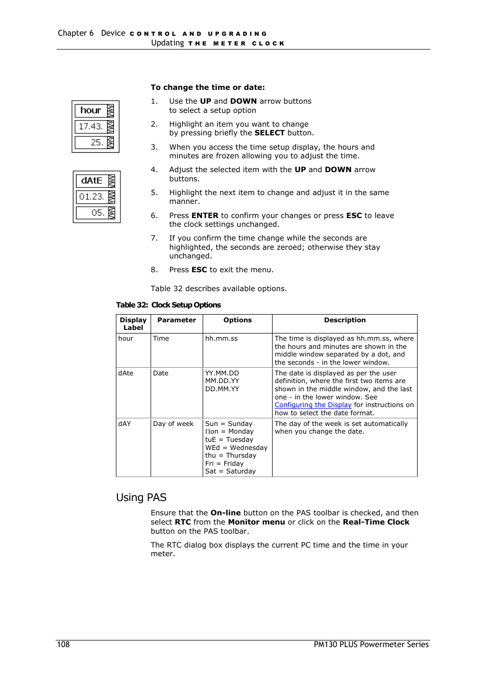Using pas | SATEC PM130 PLUS Manual User Manual | Page 108 / 159
