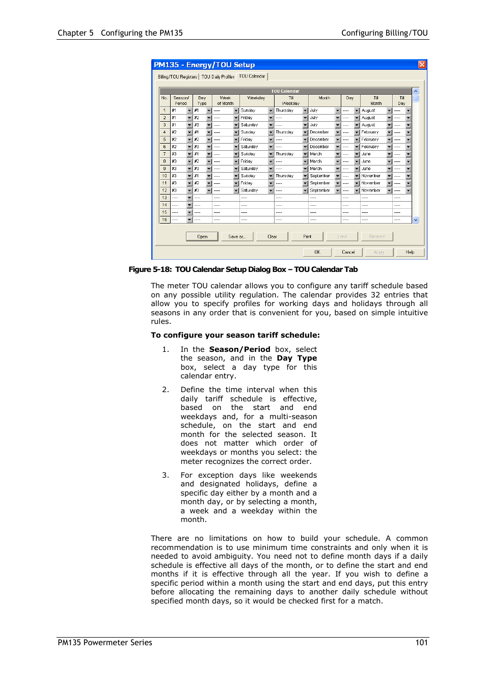 SATEC PM135 Manual User Manual | Page 101 / 166