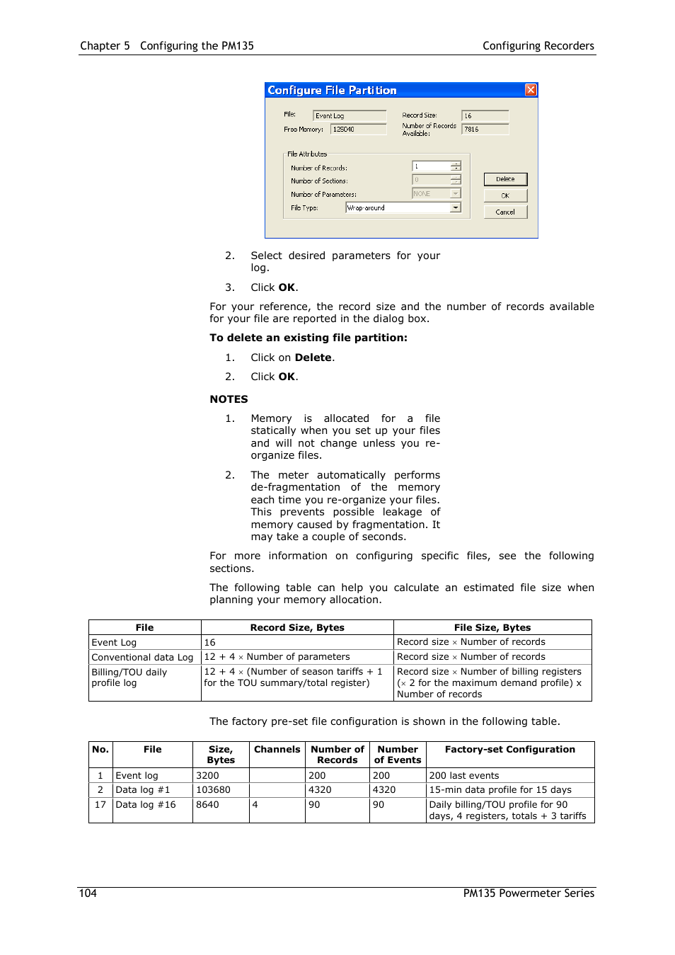 SATEC PM135 Manual User Manual | Page 104 / 166