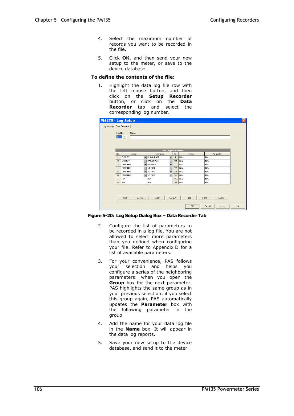 SATEC PM135 Manual User Manual | Page 106 / 166