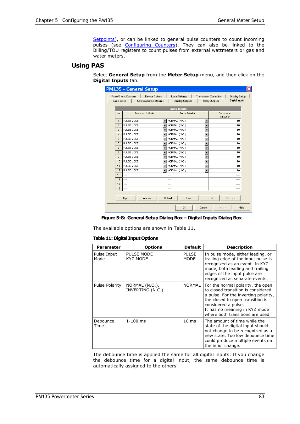 Using pas | SATEC PM135 Manual User Manual | Page 83 / 166