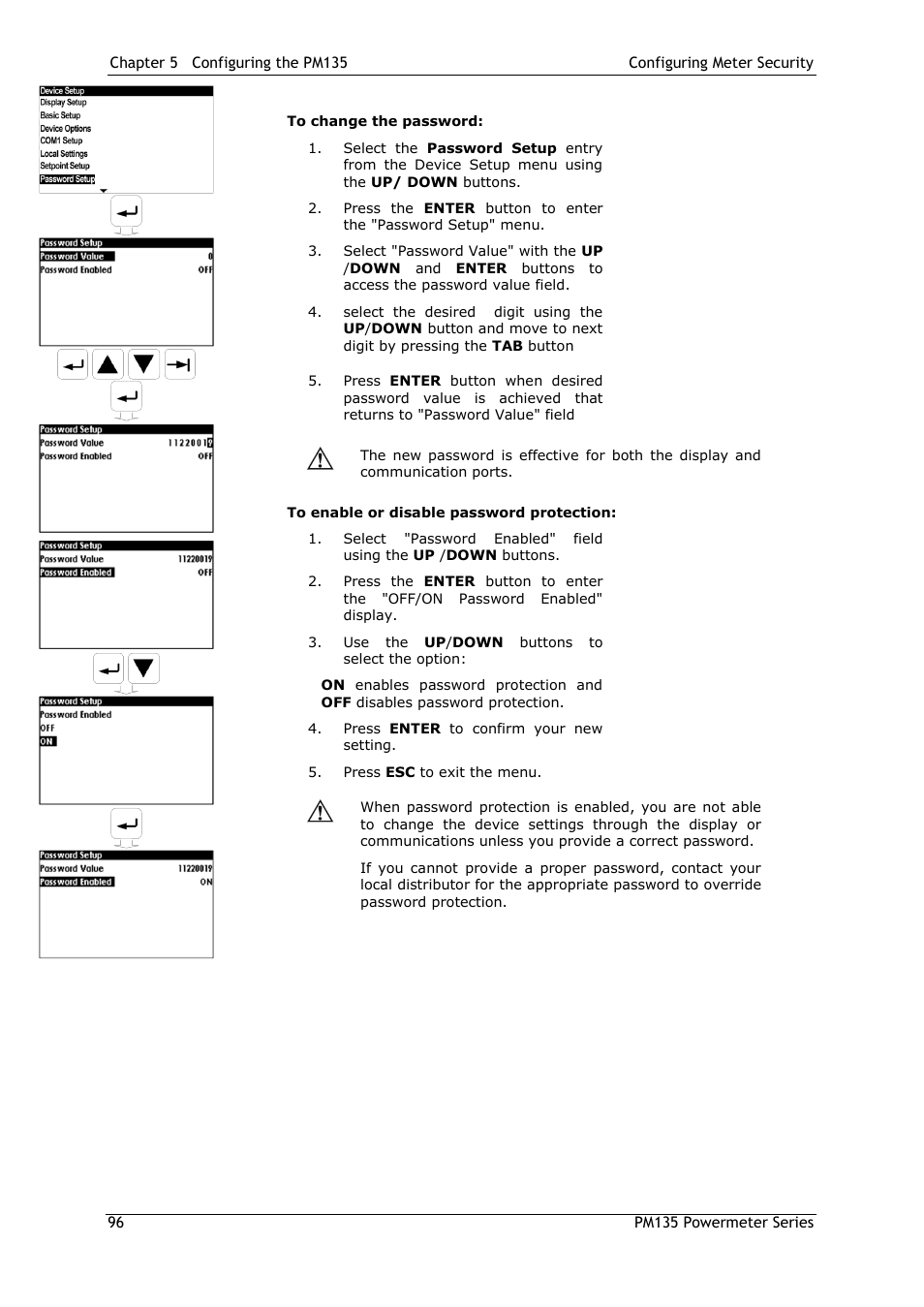SATEC PM135 Manual User Manual | Page 96 / 166