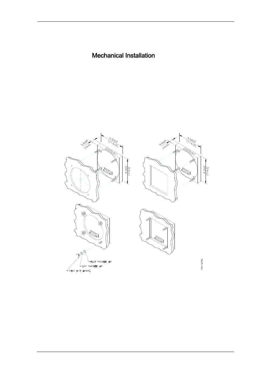 Mechanical installation, Standard cutouts, Ansi 4" round or din 92x92 mm square) | Special cutout, Remote display installation | SATEC RDM172 Manual User Manual | Page 14 / 135