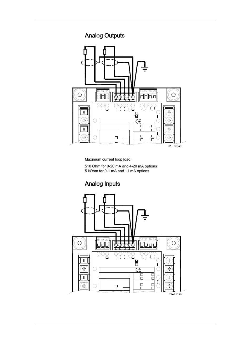 Analog outputs, Analog inputs, Chapter 2 installation i/o connections | Series pm172 powermeters, Load shield, Protective ground, Figure, Sensor shield, 28 analog input connection | SATEC RDM172 Manual User Manual | Page 25 / 135