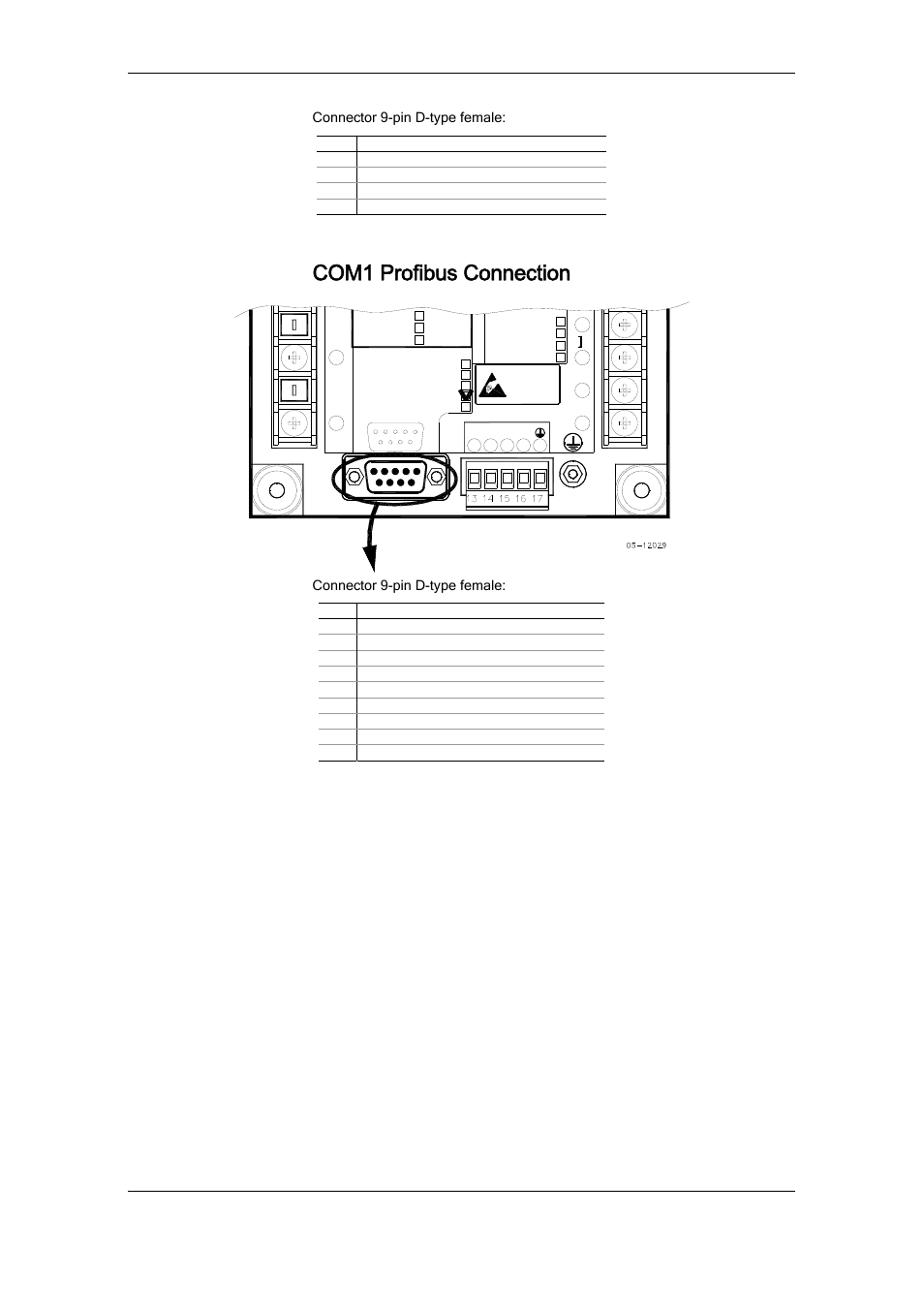Com1 profibus connection, Chapter 2 installation communications connections, Series pm172 powermeters | SATEC RDM172 Manual User Manual | Page 29 / 135