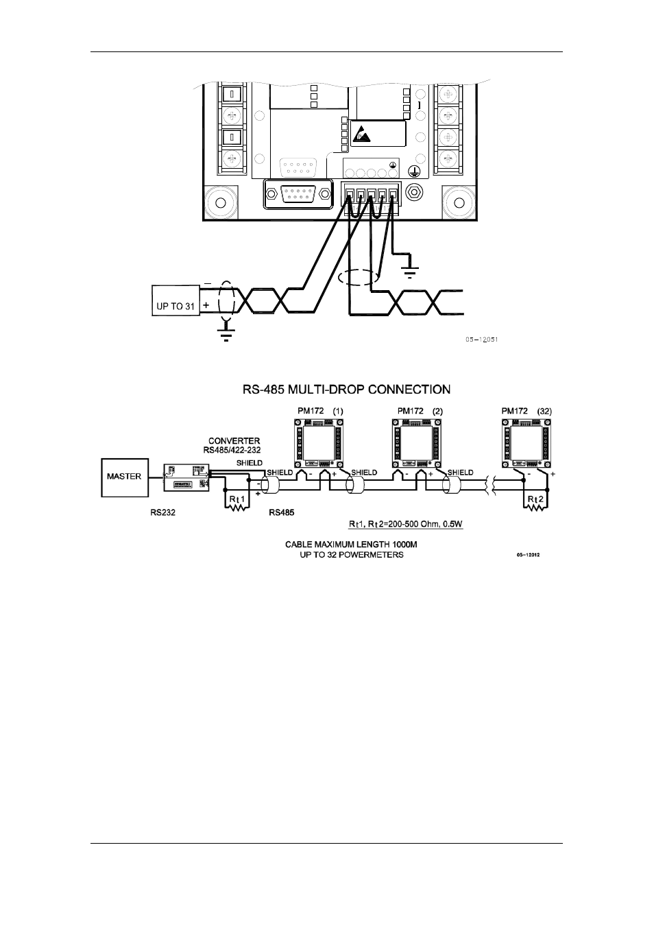 Chapter 2 installation communications connections, Series pm172 powermeters | SATEC RDM172 Manual User Manual | Page 31 / 135