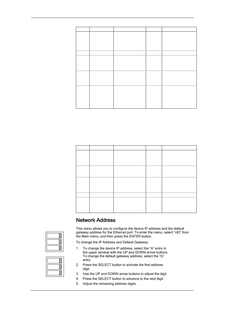 Com2 settings, Network address | SATEC RDM172 Manual User Manual | Page 46 / 135