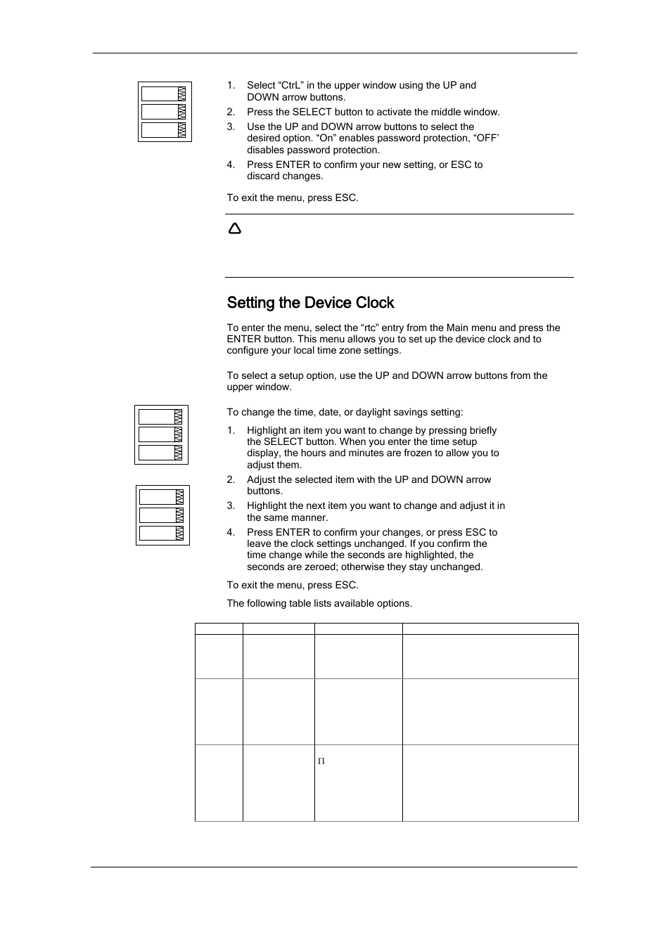 Setting the device clock | SATEC RDM172 Manual User Manual | Page 54 / 135