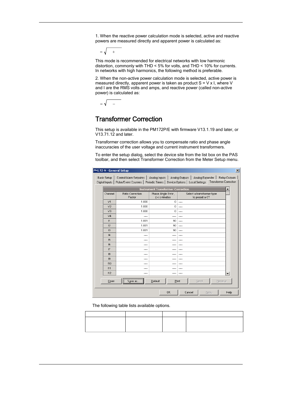 Transformer correction | SATEC RDM172 Manual User Manual | Page 67 / 135