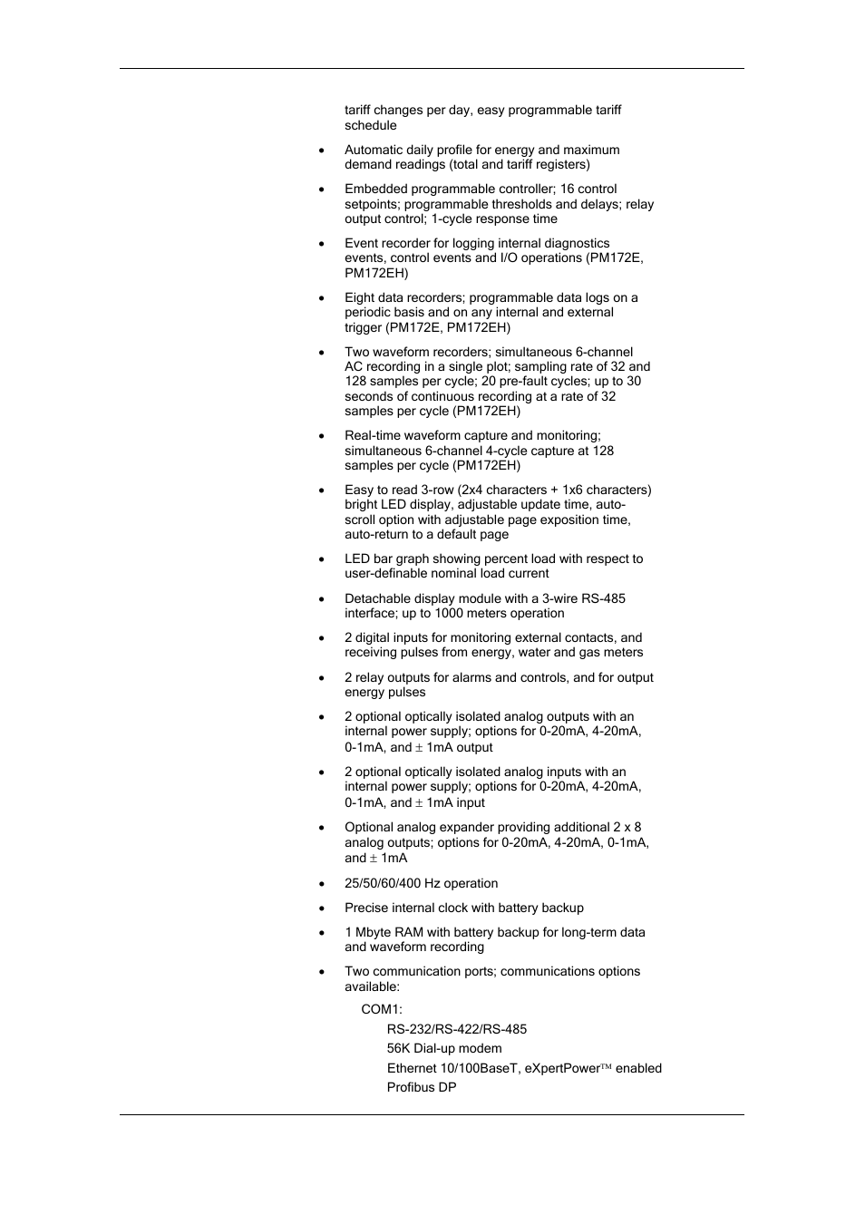 SATEC RDM172 Manual User Manual | Page 7 / 135