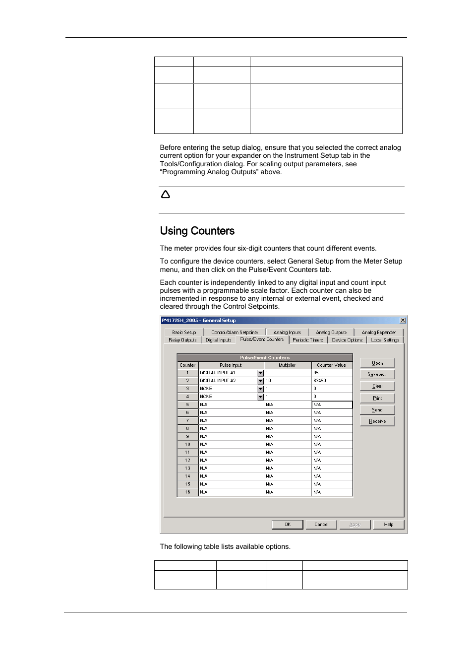 Using counters | SATEC RDM172 Manual User Manual | Page 76 / 135