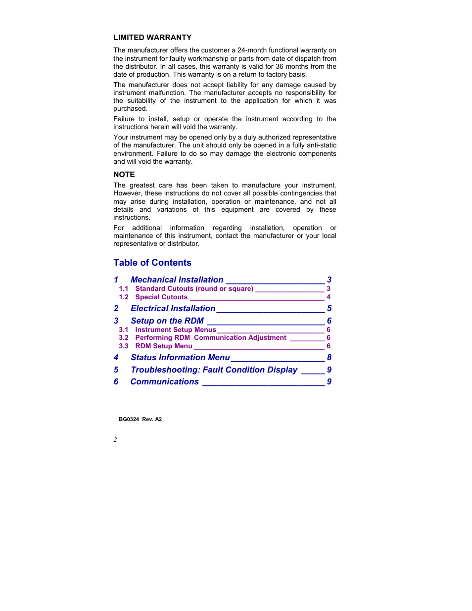 SATEC RDM172 Quick Start-1 User Manual | Page 3 / 10