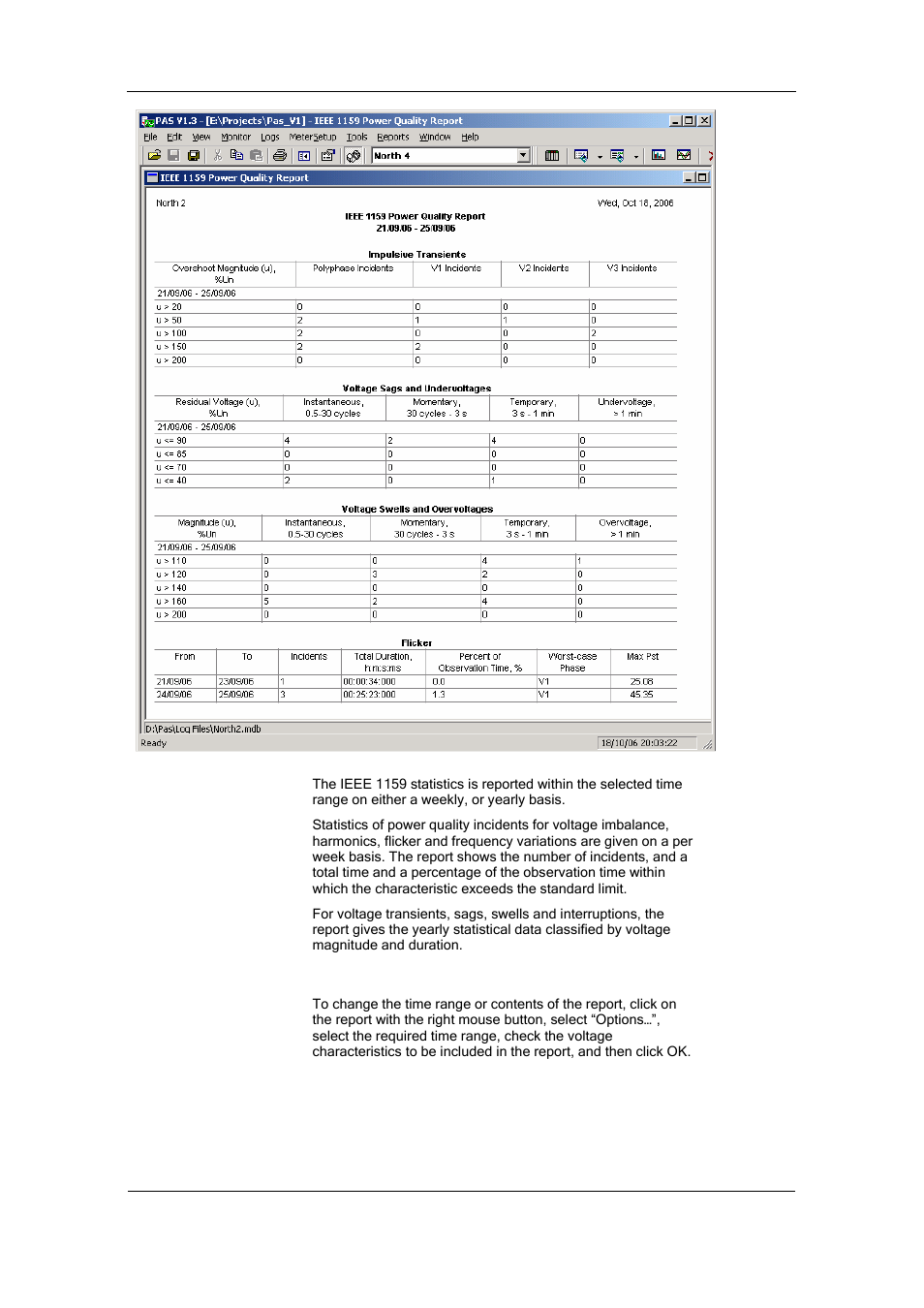 Changing the report time range and contents | SATEC PM174 Manual User Manual | Page 117 / 149