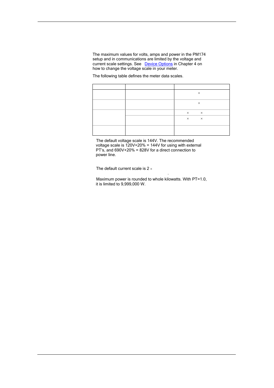 Appendix e data scales | SATEC PM174 Manual User Manual | Page 148 / 149