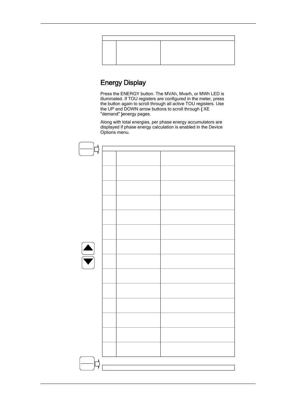 Energy display | SATEC PM174 Manual User Manual | Page 40 / 149