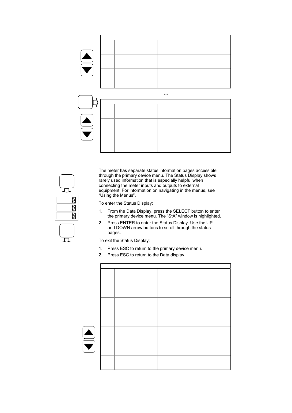 Status display | SATEC PM174 Manual User Manual | Page 41 / 149