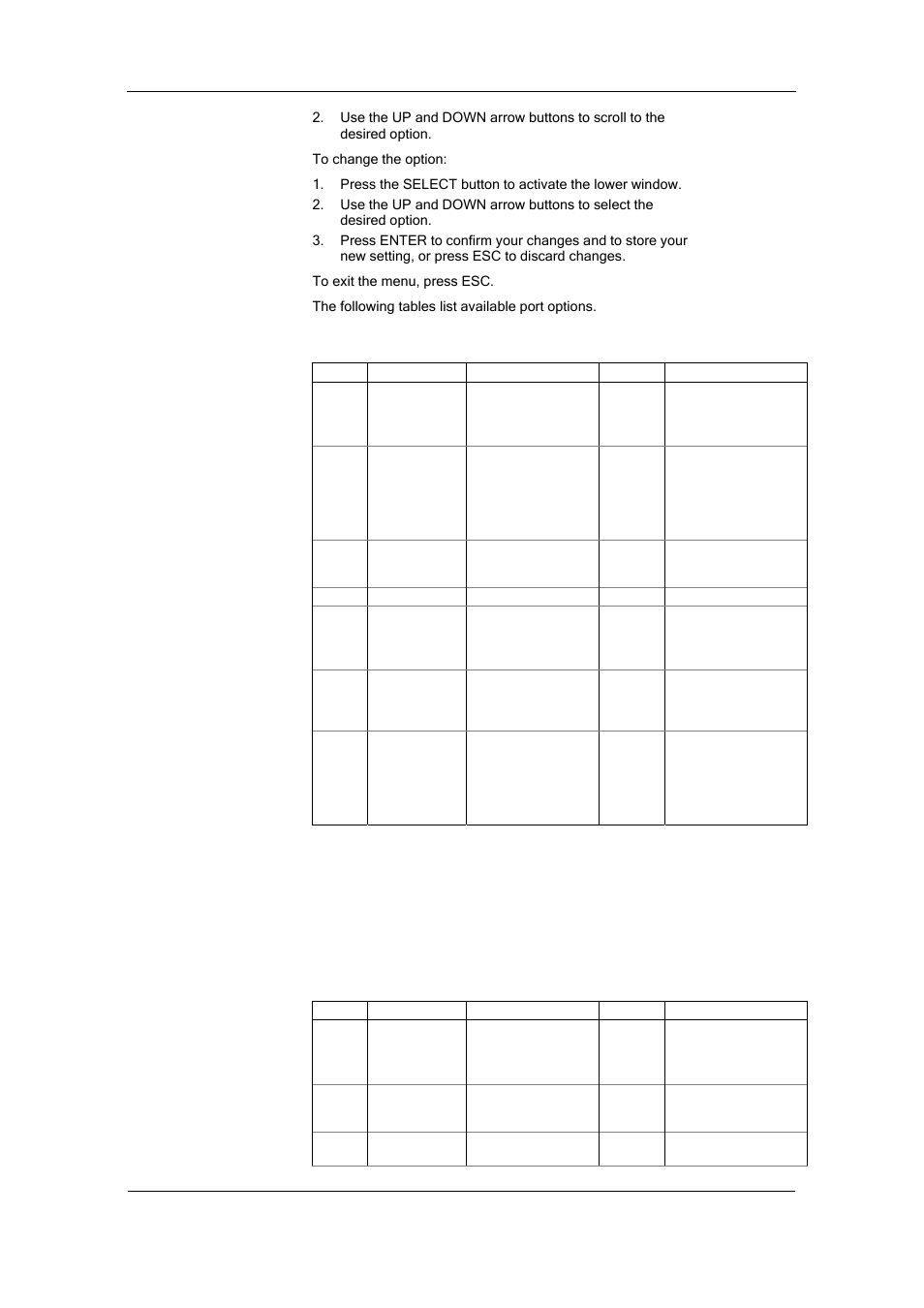 Com1 settings, Com2 settings, Chapter 3 display operations menu operations | Series pm174 powermeters | SATEC PM174 Manual User Manual | Page 47 / 149