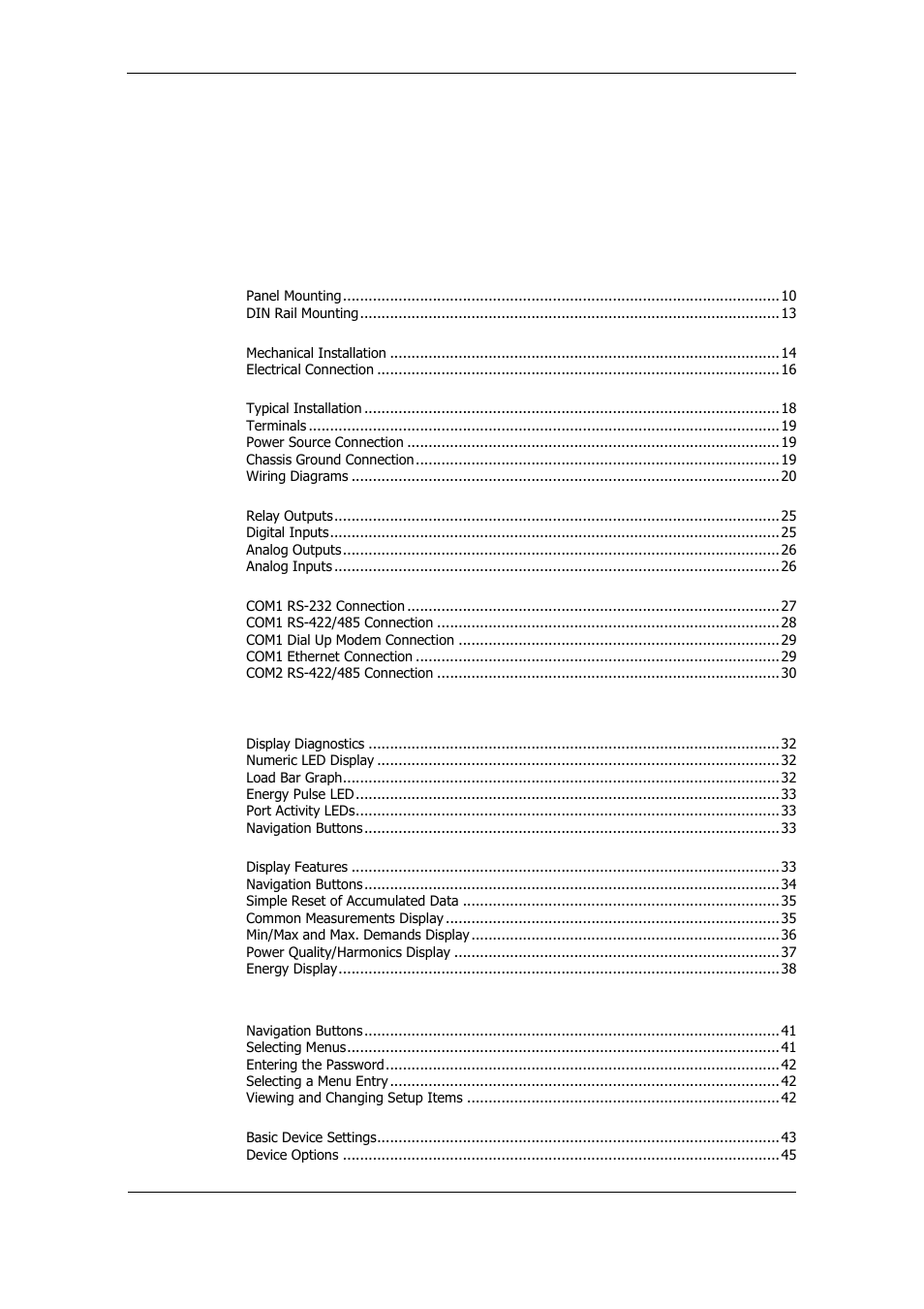 SATEC PM175 Manual User Manual | Page 3 / 168