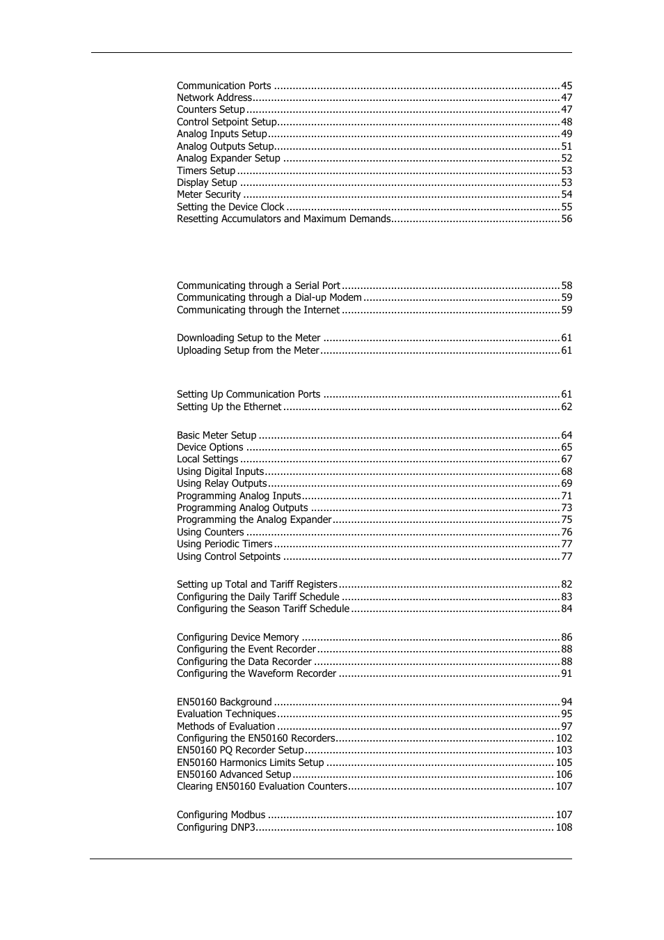 SATEC PM175 Manual User Manual | Page 4 / 168