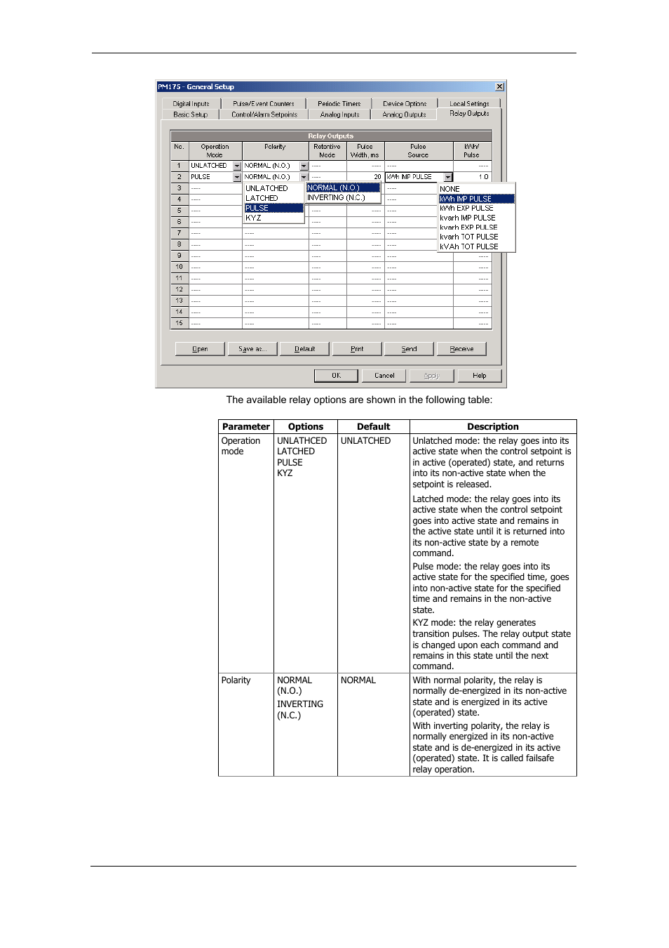 SATEC PM175 Manual User Manual | Page 70 / 168