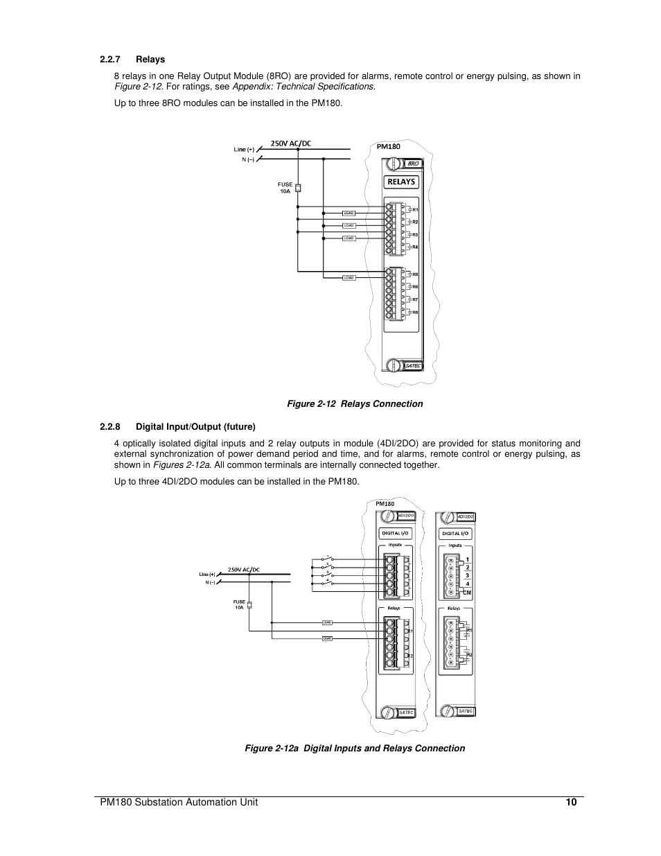 SATEC PM180 Installation Manual User Manual | Page 13 / 33