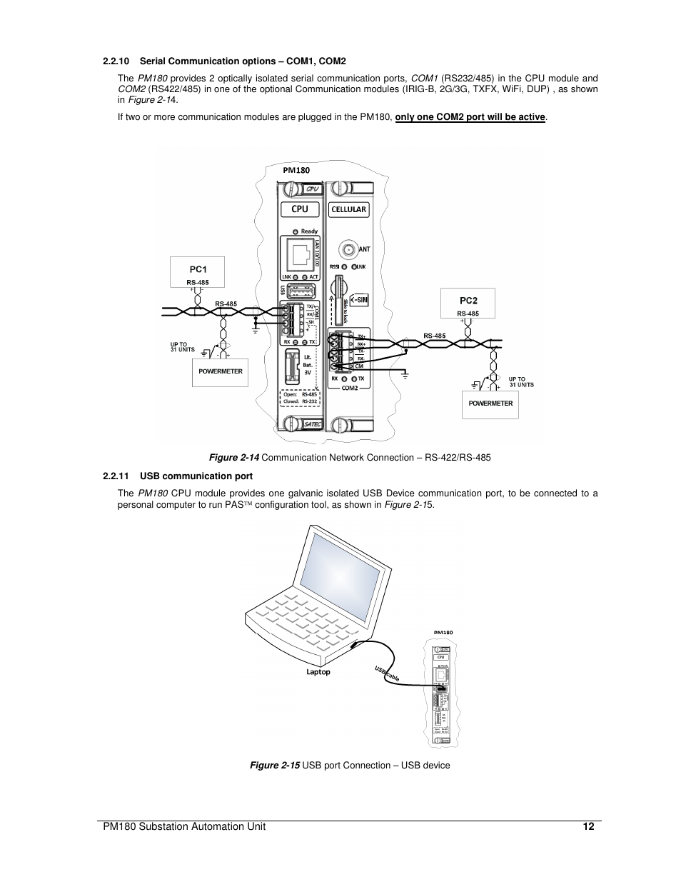 SATEC PM180 Installation Manual User Manual | Page 15 / 33