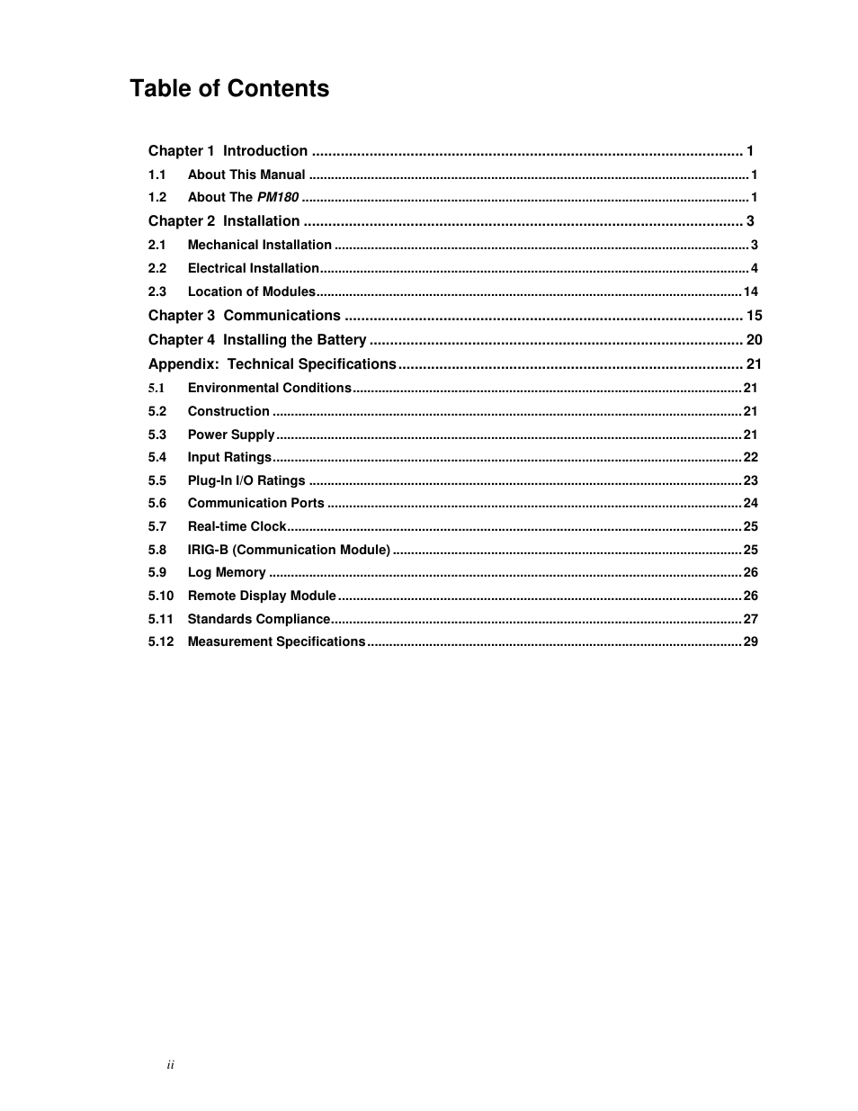 SATEC PM180 Installation Manual User Manual | Page 3 / 33