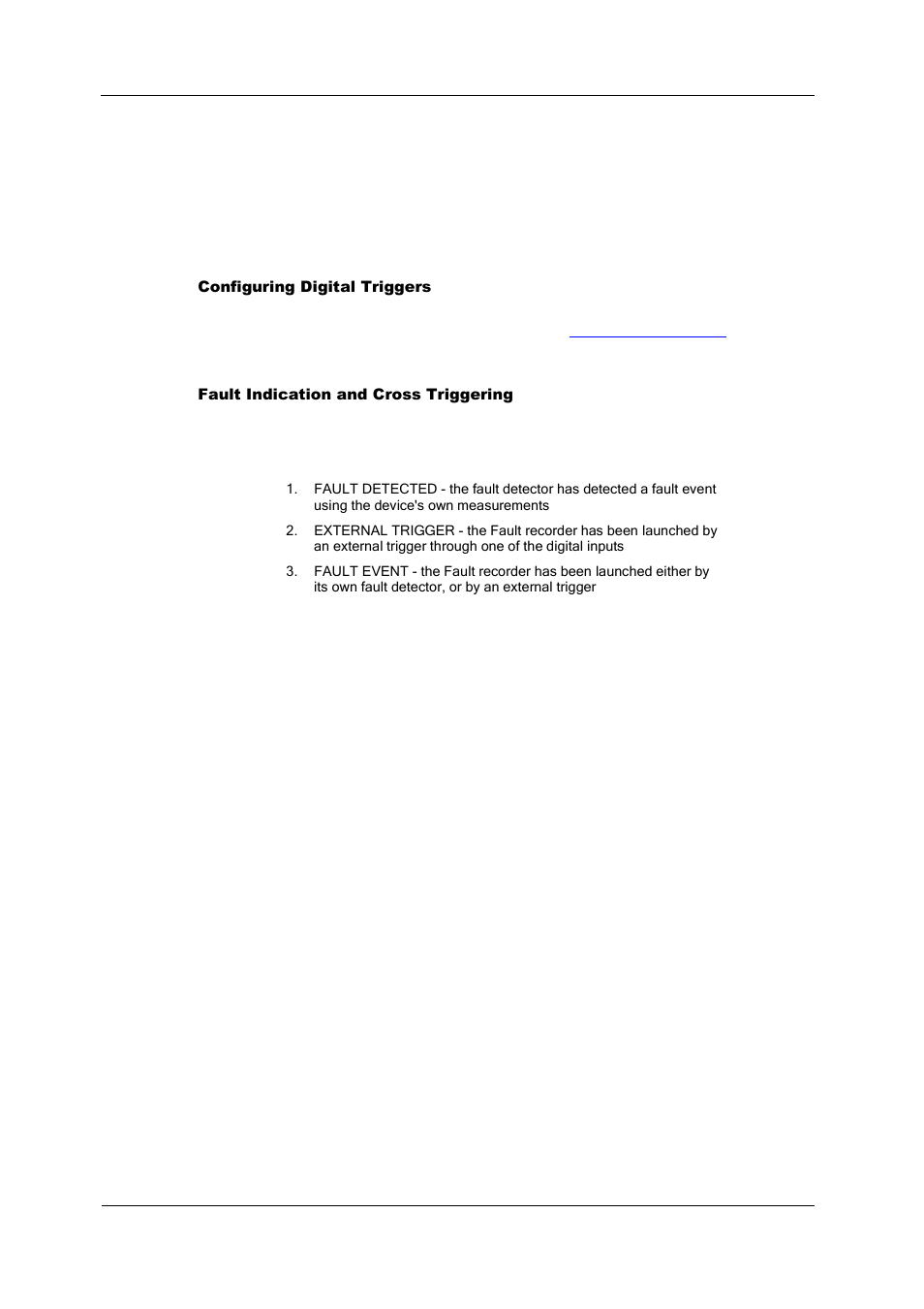 Fault indication and, Cross triggering, Fault indication and cross | Triggering | SATEC PM180 Operation Manual User Manual | Page 108 / 184