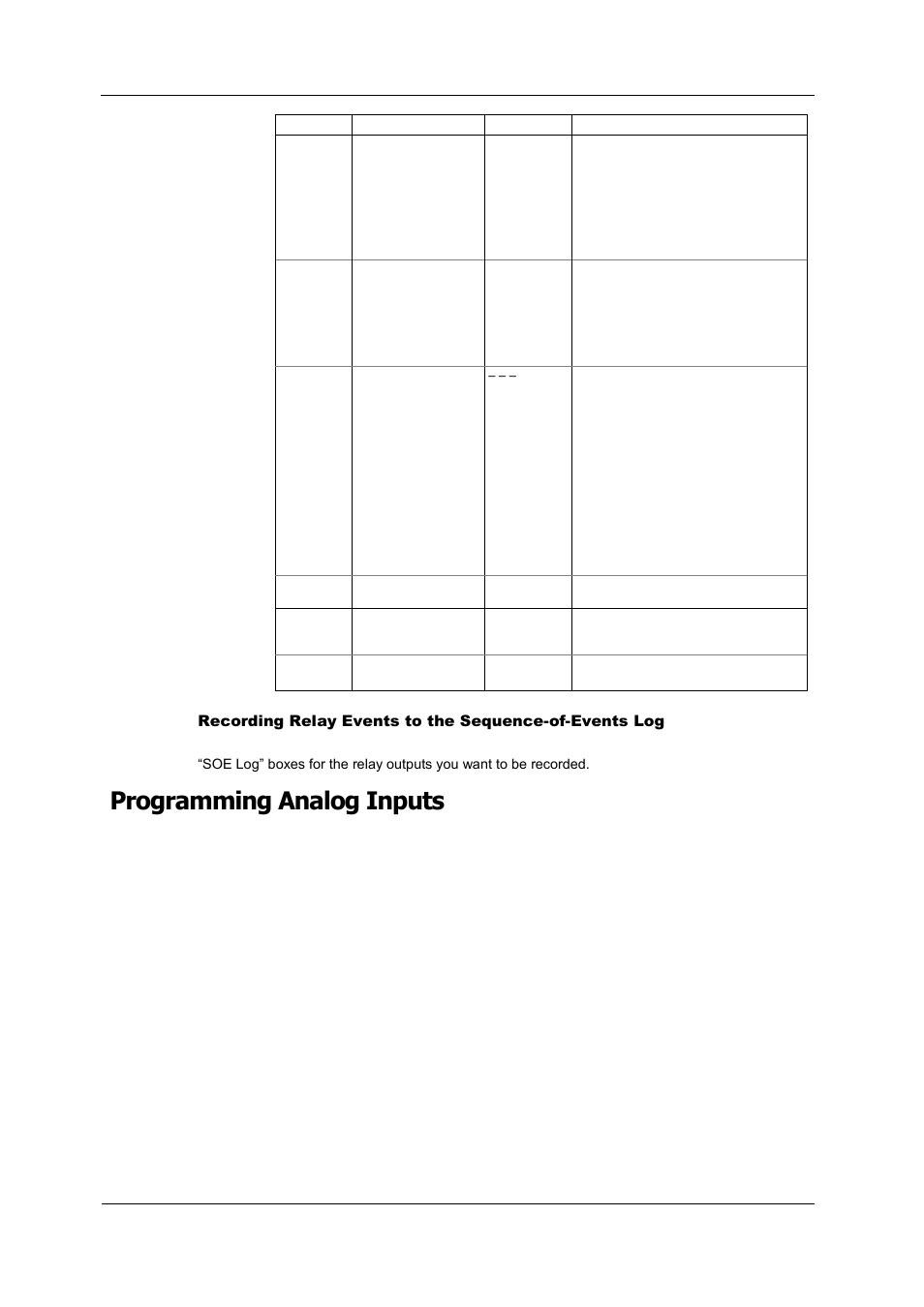 Programming analog inputs | SATEC PM180 Operation Manual User Manual | Page 72 / 184